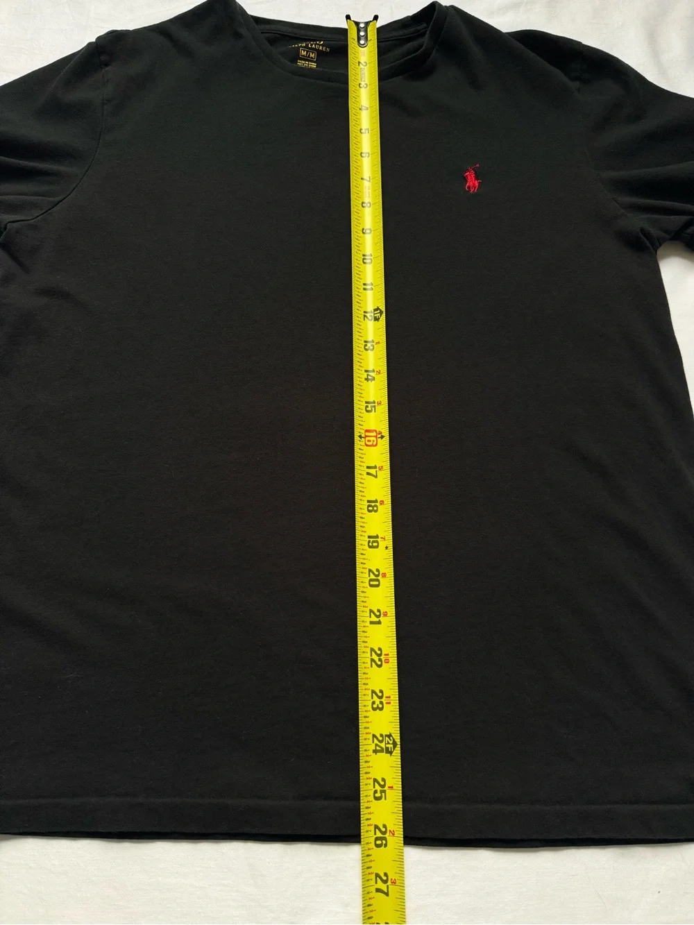 Polo by Ralph Lauren Black Short-Sleeve Tee with Red Logo